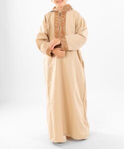 Moroccan Hooded Jellabiya For Kids