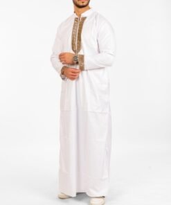Moroccan Collar Jellabiya For Men
