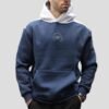 Dual-Tone Edge Hoodie