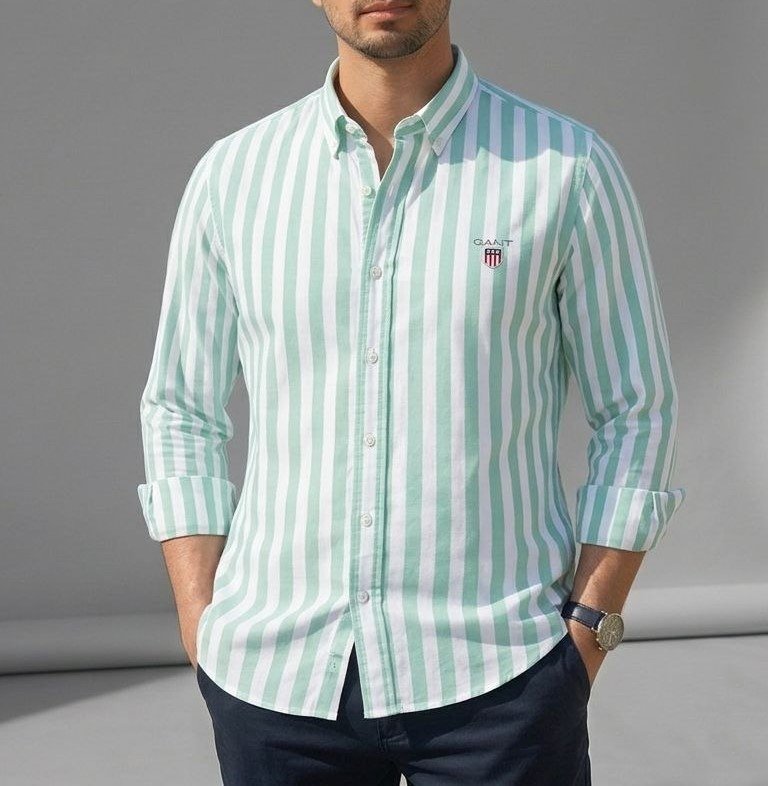 Classic Striped Oxford Shirt