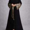Black Open Abaya