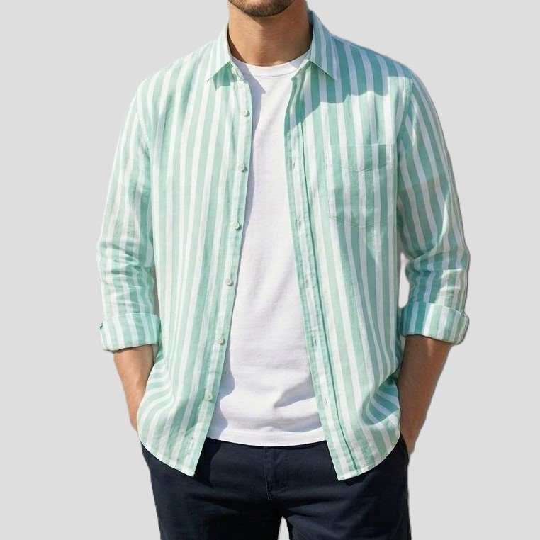 Classic Striped Oxford Shirt