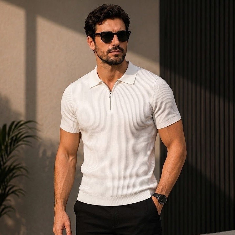 TM Bubble polo shirt