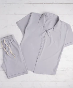 Soft Bubble Shirt & Short Set
