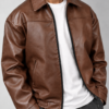 Leather Bomber Jacket