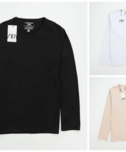 Zara Basic Cotton Shirt - (Pack Of 3 Piece)