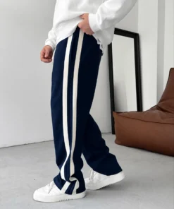 Wide Leg Track Sweatpants